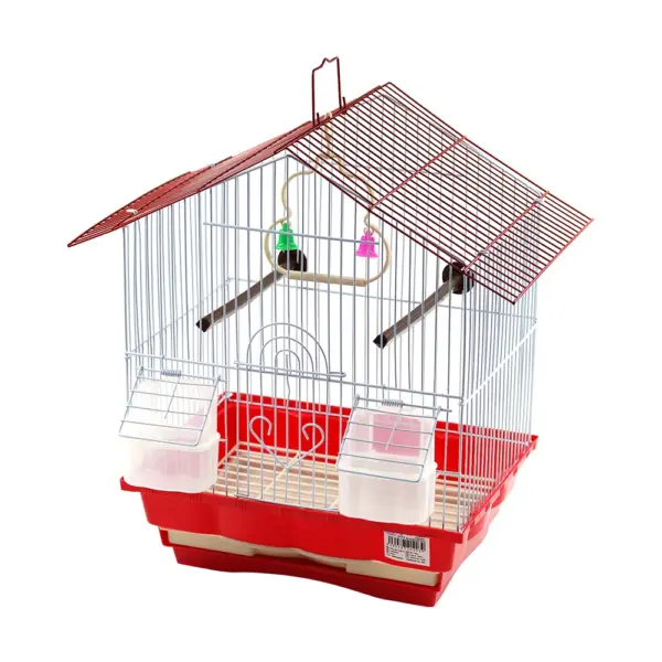 Geruch & Lächeln Vogelkäfig Zubehör Käfig Comederos Schaukel ständer Stick 37,5x27x38,3 cm Indoor Outdoor hängende Vogelkäfige - Image 2