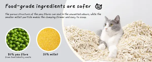 Tofu-Katzenstreu aus Kokokat auf pflanzlicher Basis-biologisch abbaubarer Klumpens treu, staubfrei und leicht zu schöpfen, spülbar, Jasmi - Image 7