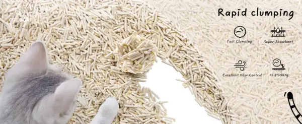 Tofu-Katzenstreu aus Kokokat auf pflanzlicher Basis-biologisch abbaubarer Klumpens treu, staubfrei und leicht zu schöpfen, spülbar, Jasmi - Image 8