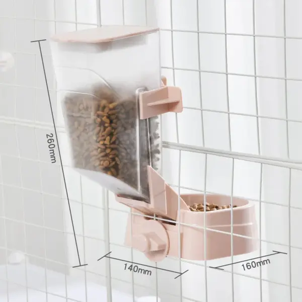 Automatische Pet Schüsseln Käfig Hängen Feeder Pet Wasser Flasche Lebensmittel Behälter Spender Schüssel Für Welpen Katzen Kaninchen Haustier Fütterung Produkt - Image 25