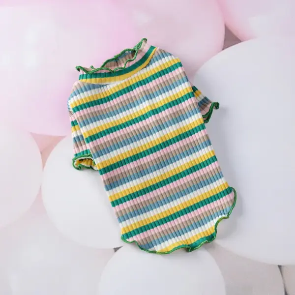 Bunte Streifen Sphynx Katze Weste Shirt für kleine Katzen Katten Kedi Baumwolle Welpen Hund Haustier Kleidung mascotas Kleidung ropa para gatos - Image 15