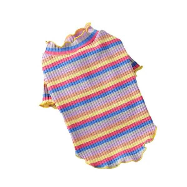 Bunte Streifen Sphynx Katze Weste Shirt für kleine Katzen Katten Kedi Baumwolle Welpen Hund Haustier Kleidung mascotas Kleidung ropa para gatos - Image 8