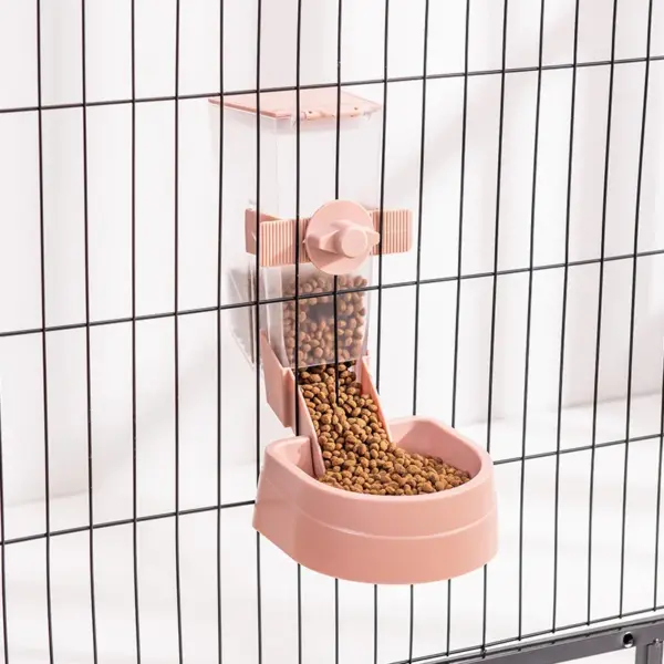 Automatische Pet Schüsseln Käfig Hängen Feeder Pet Wasser Flasche Lebensmittel Behälter Spender Schüssel Für Welpen Katzen Kaninchen Haustier Fütterung Produkt - Image 12