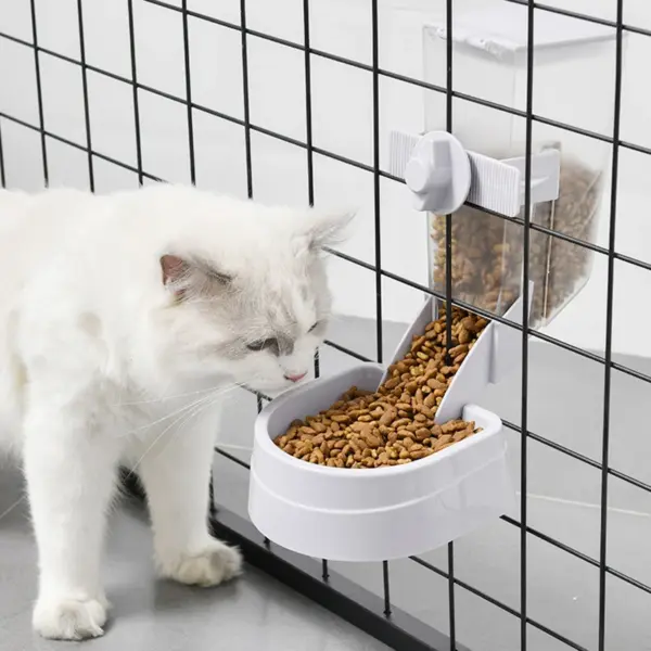 Automatische Pet Schüsseln Käfig Hängen Feeder Pet Wasser Flasche Lebensmittel Behälter Spender Schüssel Für Welpen Katzen Kaninchen Haustier Fütterung Produkt - Image 6