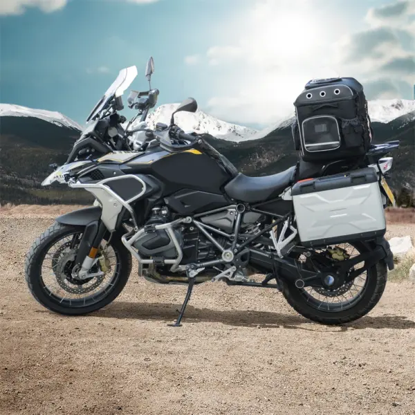 Motorrad Haustier Tasche Haustier Hund Träger mit Beifahrersitz Gepäckträger Für Yamaha MT07 MT09 R1 Für Touring Street Glide Road King - Image 20