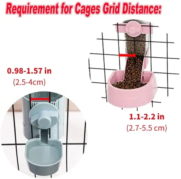 Automatische Pet Schüsseln Käfig Hängen Feeder Pet Wasser Flasche Lebensmittel Behälter Spender Schüssel Für Welpen Katzen Kaninchen Haustier Fütterung Produkt - Image 17