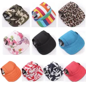 Haustier Hut Hund Hut Baseball Hut Sommer Leinwand Hund Kappe Nur Für Kleine Haustier Hund Outdoor Zubehör Outdoor Wandern Sport