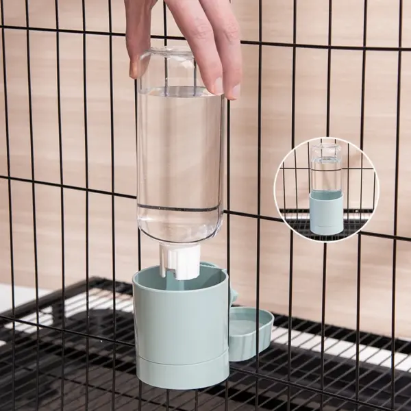 Automatische Pet Schüsseln Käfig Hängen Feeder Pet Wasser Flasche Lebensmittel Behälter Spender Schüssel Für Welpen Katzen Kaninchen Haustier Fütterung Produkt - Image 19
