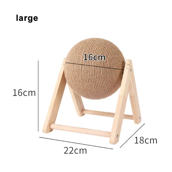 Katze Kratzen Ball Spielzeug Kätzchen Sisal Seil Ball Bord Schleifen Pfoten Spielzeug Katzen Scratcher Tragen-beständig Haustier Möbel liefert - Image 22