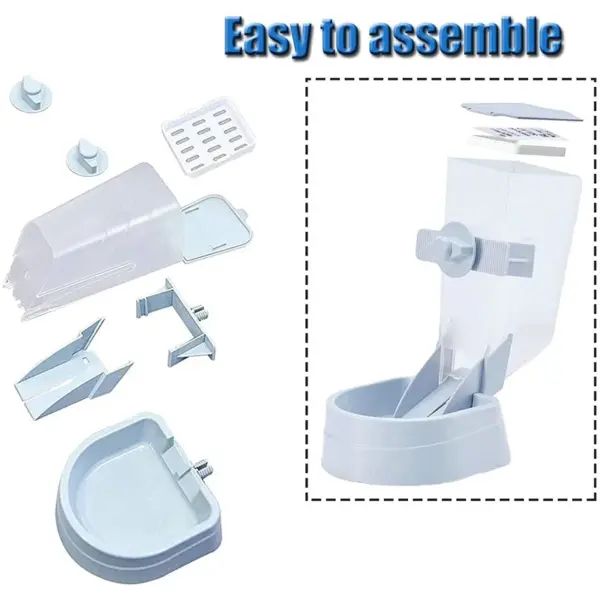 Automatische Pet Schüsseln Käfig Hängen Feeder Pet Wasser Flasche Lebensmittel Behälter Spender Schüssel Für Welpen Katzen Kaninchen Haustier Fütterung Produkt - Image 4