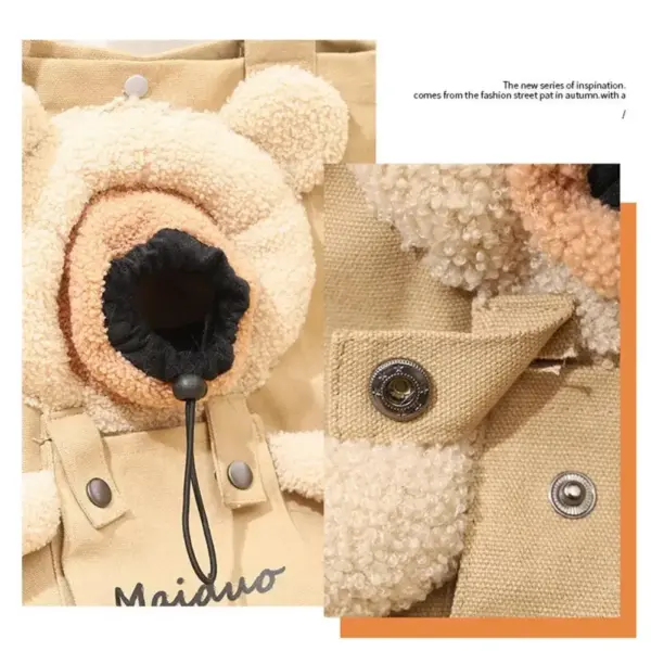 Pet Carriers Canvas Bag Tragbare Tragetasche Atmungsaktive Tasche Katze Hund Tragetaschen Ausgehende Reise Haustiere Handtasche Transport Umhängetasche - Image 17