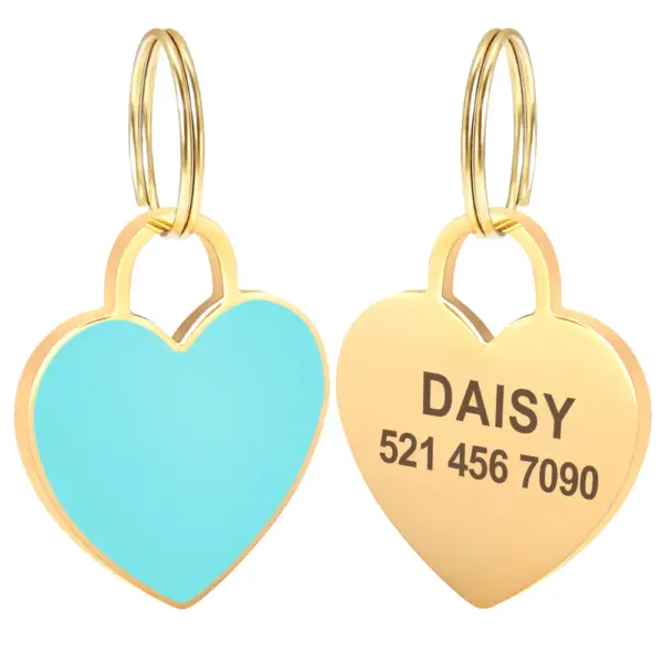 Personalisiertes Namensschild für Hunde und Katzen, glitzernde Strasssteine, Welpen, Kätzchen, Anti-Verlust-Haustierhalsband, Zubehör, kostenlose gravierte Haustierprodukte - Image 19