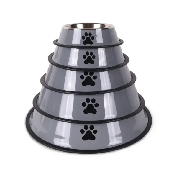 1PC Edelstahl Pet Bowl Katze Schüssel Hundefutter Schüssel Multi-Spezifikation Anti-herbst Futternapf Futternapf Fütterung haustier Liefert - Image 15