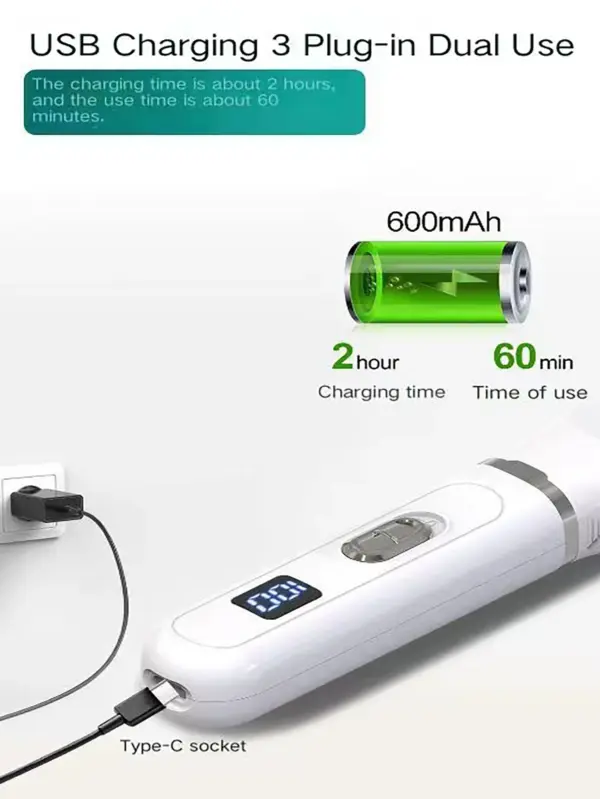 Hund Haar Clippers Pflege Elektrische Pet Clipper Professionelle Stille Haar Cutter USB Aufladbare Hundesalon Clipper - Image 16