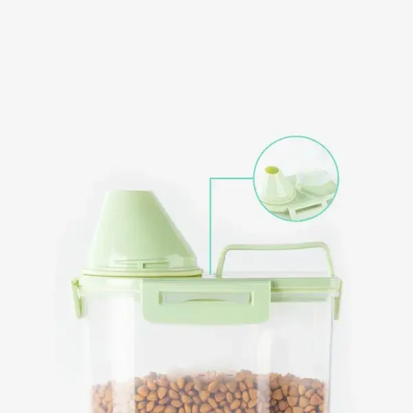 Hundefutter Box Katzenfutter Lagerung Katze Feeder Eimer Tierfutter Container Lebensmittel Lagerung Barrel Tiernahrung Container Luftdichte Abdichtung Box - Image 3