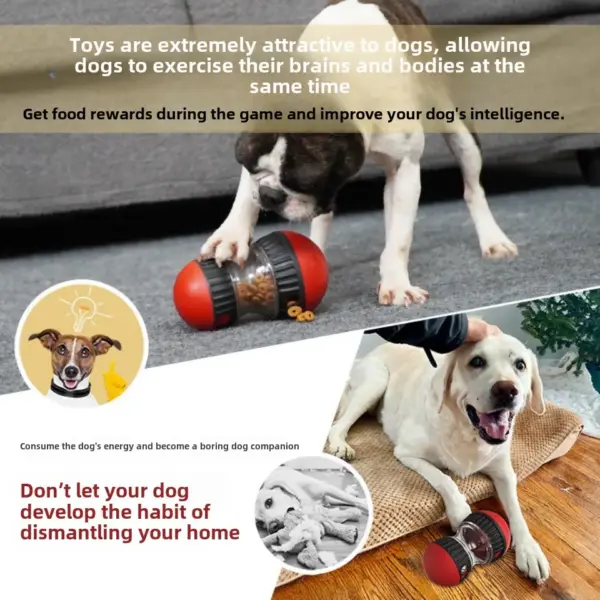Haustier Hund Rollen Undichte Lebensmittel Ball Lebensmittel Grade Material Slow Food Training Slow Food Hund Spielzeug Hund Schüssel Pet Liefert Hund - Image 14