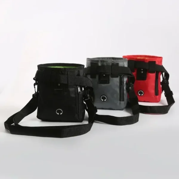 Dog Training Pouch Snack Carrier Outdoor Feeding Waist Bag Portable Foldable Pet Supplies Treat Holder Walking Adjustable Pack - Image 3