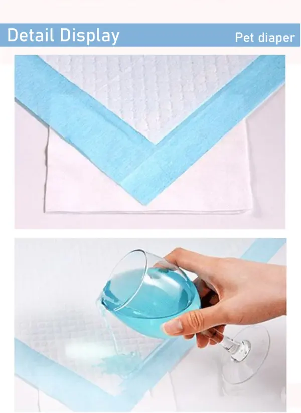 100/50/40/20PCS Saugfähige Hunde Windeln Einweg Welpen Training Pipi Pads Trocken Sauber Kissen Hund Liefert pañales para perros - Image 14