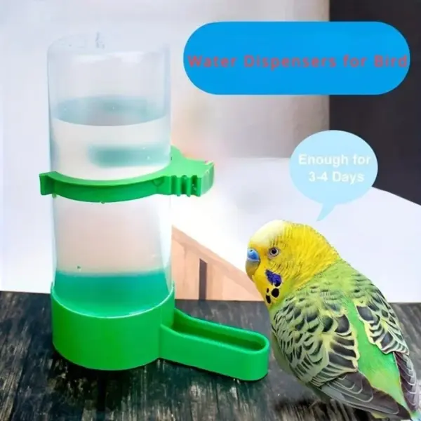 Wasserspender für Vogelkäfige, Vogeltassen, Flaschen, Spatzen, Papageien, Wellensittiche, Nymphensittiche und Turteltauben, Futterspender und Tränke - Image 9