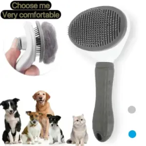 Haustier Hund Pinsel Katze Kamm Selbstreinigende Tier Haarentferner Pinsel Für Hunde Katzen Pflege Werkzeuge Haustiere Dematting Kamm Hunde Zubehör