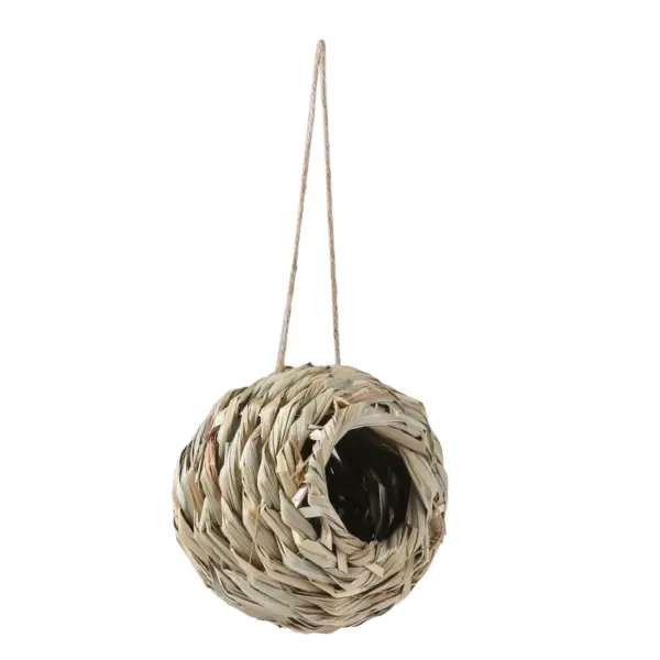 1pc Natürliche Handgemachte Stroh Vogel Nest Taube Haus Papagei Nest Warme Haustier Schlafzimmer Hof Kleine Tier Vogel Käfige - Image 36
