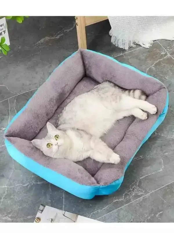 Quadratisches Nest Haustier Zwinger für kleine mittelgroße Hunde Katze Welpe plus Größe Hunde körbe Haustier großes Hunde bett warmes Haus bonbon farben - Image 13