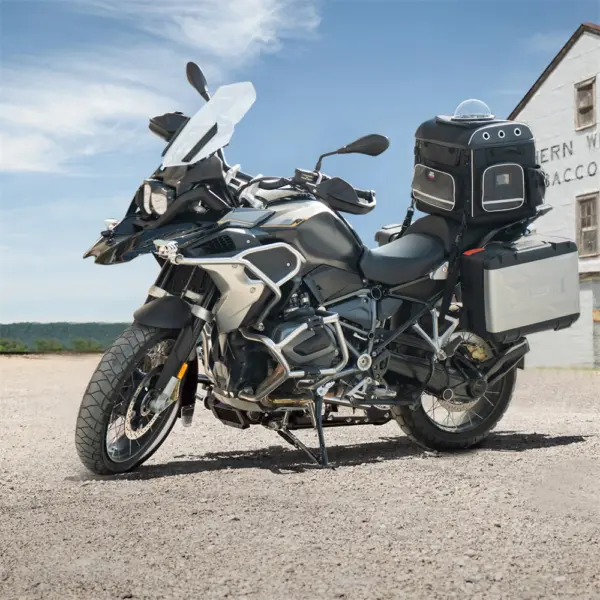 Motorrad Haustier Tasche Haustier Hund Träger mit Beifahrersitz Gepäckträger Für Yamaha MT07 MT09 R1 Für Touring Street Glide Road King - Image 4