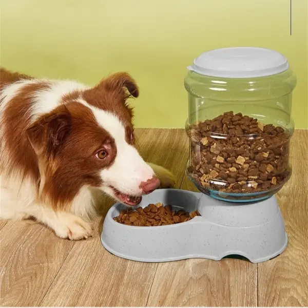 3,8 l große Kapazität Haustier Wassersp ender Hund automatische Fütterung kleine Hundefutter Schüssel Simulation Trink flasche Gerät Haustier liefert - Image 2