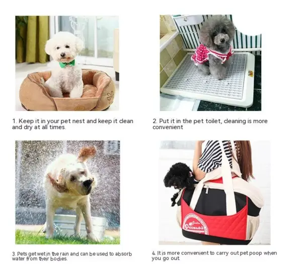 Super saugfähige Windeln für Hunde, Trainingspads für Welpen, Reinigung, Pinkelpads, Heimtierbedarf, Trainingspads, gesunde Windelpads für Katzen, Katzen - Image 18