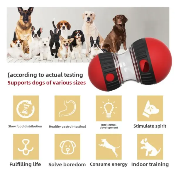 Haustier Hund Rollen Undichte Lebensmittel Ball Lebensmittel Grade Material Slow Food Training Slow Food Hund Spielzeug Hund Schüssel Pet Liefert Hund - Image 10