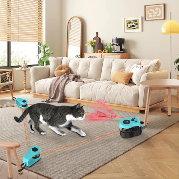 Cat Toys for Indoor Cats Interactive Cat Toy Wheel Exerciser New Cat Treadmill for Indoor Adjustable Speed Simulated Hunting Toy - Image 5