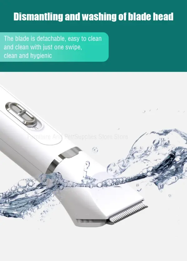 Hund Haar Clippers Pflege Elektrische Pet Clipper Professionelle Stille Haar Cutter USB Aufladbare Hundesalon Clipper - Image 20