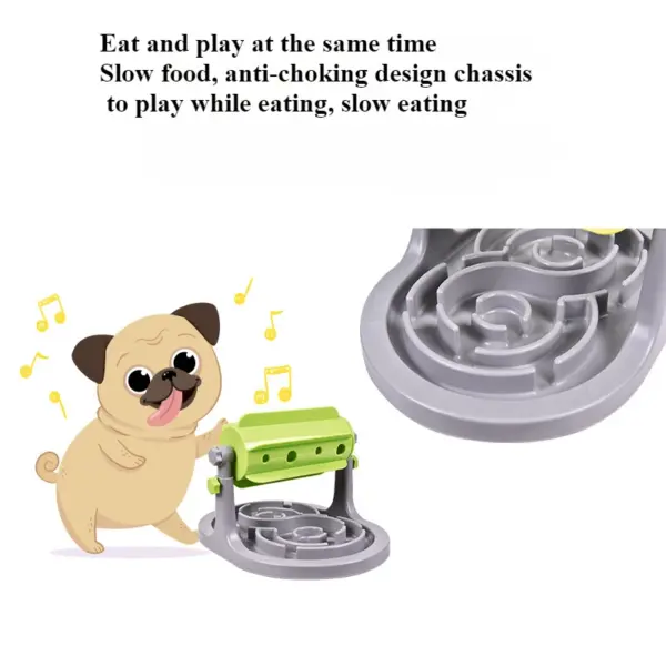 Tiernahrung Leckage Spielzeug Katzen- und Hundefutternapf Trommeln Lebensmittel Leckage Gerät Puzzle Einstellbare Tiernahrung Utensilien Heimtierbedarf - Image 4
