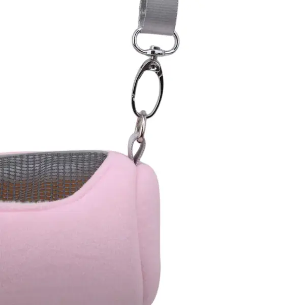 Haustierkäfig, Kreuzkörper-Zubehör, Zylinder-Design, weich, praktisch, für Haus, Reisen, tragbar, Eichhörnchen, sichtbares Netz, Hamster-Tragetasche - Image 17