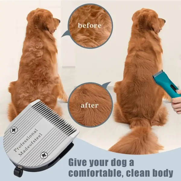 Hund Haustier Pflege Trimmer 5 in1 Klinge für Wahl profession elle Tier knipser Arcos, Bravour, Chromado,Creativa,Figura, Bewegung einstellen - Image 3