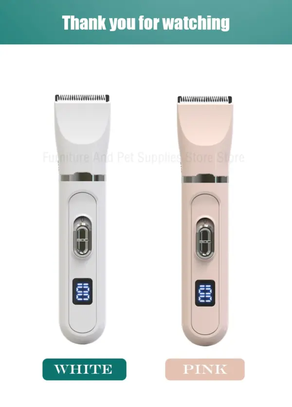 Hund Haar Clippers Pflege Elektrische Pet Clipper Professionelle Stille Haar Cutter USB Aufladbare Hundesalon Clipper - Image 22