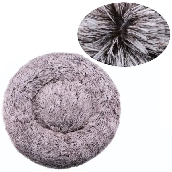 40-90cm rundes Haustier bett für großes Hunde bett super weiches Katzen bett lange Plüsch hundehütte für mittelgroße Hundehütte Winter warmes Schlafen - Image 7