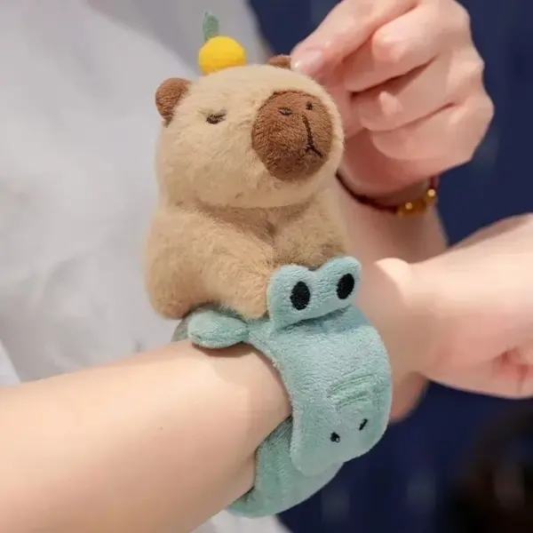 Capybara Plüschtier Anhänger Capybara Plüschtier Schlüsselanhänger Kawaii Tasche Schlüsselanhänger Niedlicher Hund Katze Puppen Autodekoration Weihnachtsgeschenk - Image 10