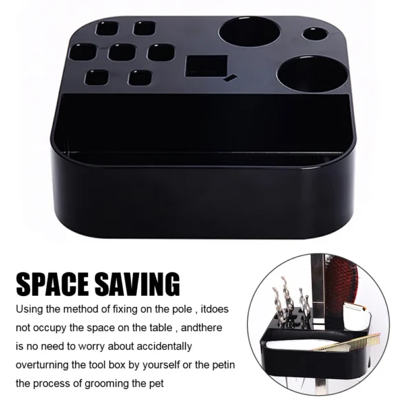 Pet Grooming Tools Groomer Tool On the bracket Dog Cat Supplies Table Scissors Dog Comb Boxes Plastic Storage Box - Image 4