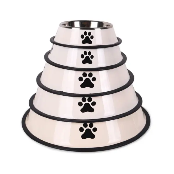1PC Edelstahl Pet Bowl Katze Schüssel Hundefutter Schüssel Multi-Spezifikation Anti-herbst Futternapf Futternapf Fütterung haustier Liefert - Image 22