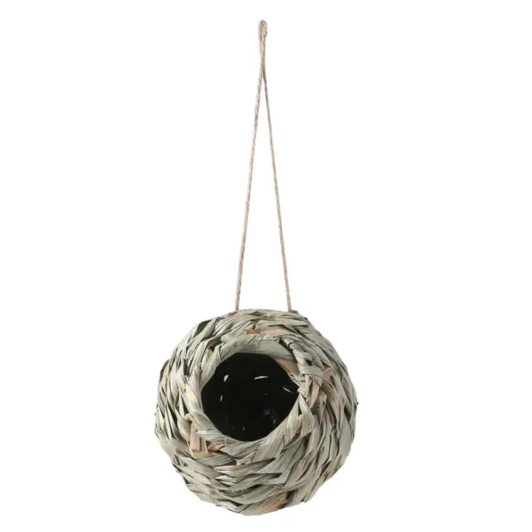 1pc Natürliche Handgemachte Stroh Vogel Nest Taube Haus Papagei Nest Warme Haustier Schlafzimmer Hof Kleine Tier Vogel Käfige - Image 25