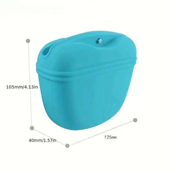 Pet Fütterung Tasche Training Hundefutter Tasche Tragbare Silikon Snack Beutel Im Freien Zu Fuß Hunde Hängen Stil Waistpack Pet Produkte - Image 6