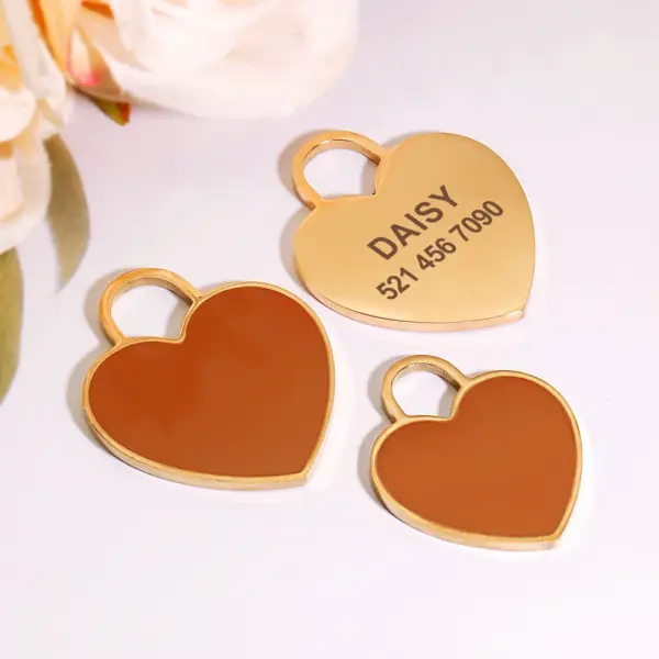 Personalisiertes Namensschild für Hunde und Katzen, glitzernde Strasssteine, Welpen, Kätzchen, Anti-Verlust-Haustierhalsband, Zubehör, kostenlose gravierte Haustierprodukte - Image 55