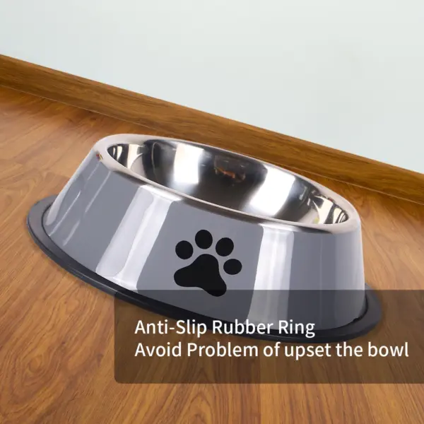 1PC Edelstahl Pet Bowl Katze Schüssel Hundefutter Schüssel Multi-Spezifikation Anti-herbst Futternapf Futternapf Fütterung haustier Liefert - Image 13