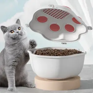 Große Hundefutter Lagerung Eimer Tiernahrung Lagerung Eimer Lebensmittel Dichtung Feuchtigkeit-beständig Katze Trockenfutter Eimer Lagerung Box Pet Snacks Eimer