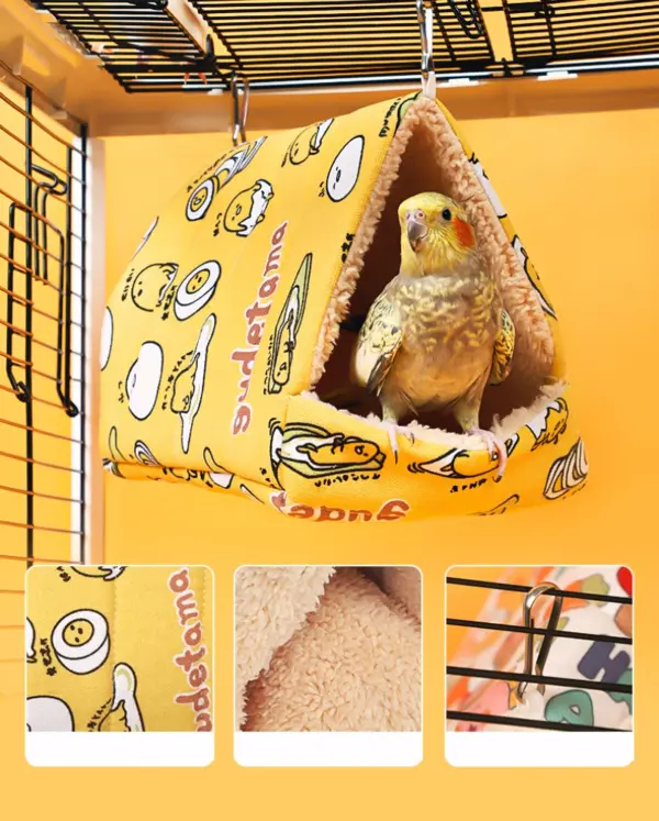 Papagei Zelt Haustier Vogel Käfige Warme Plüsch Hängematte Hängen Höhle Sittich Hütte Zelt Bett Vogel Nest Haus Schlafen Schlüpfen Zubehör