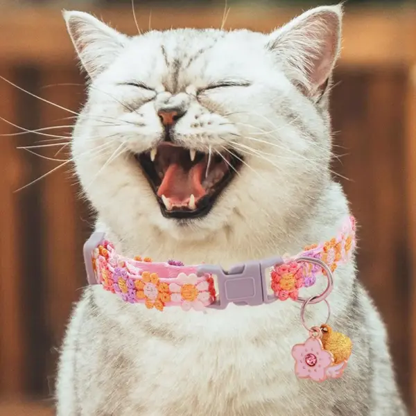 Kätzchenhalsband, abtrünniges, verstellbares Hundehalsband mit Glöckchen, Heimtierbedarf, Katzenzubehör, niedliches Kätzchen-Kostüm, Halsdekoration für Welpen - Image 8