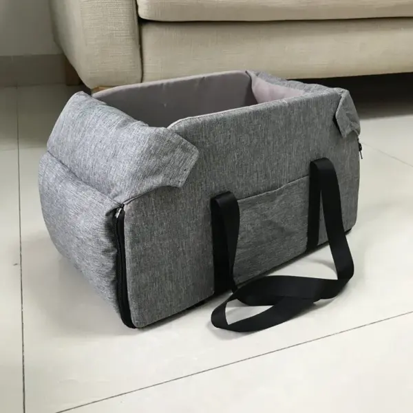 Tragbarer Auto-Sicherheits-Haustiersitz für mittelgroße/kleine Hunde, Katzenreisen, zentrale Steuerung, Katzen-Hundebett, Transport, Hundeträger, Schutz, Hundetaschen - Image 6