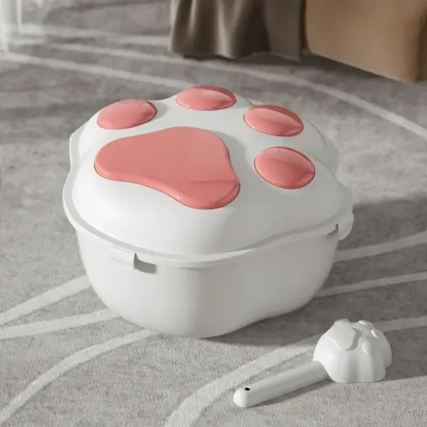 Große Hundefutter Lagerung Eimer Tiernahrung Lagerung Eimer Lebensmittel Dichtung Feuchtigkeit-beständig Katze Trockenfutter Eimer Lagerung Box Pet Snacks Eimer - Image 2