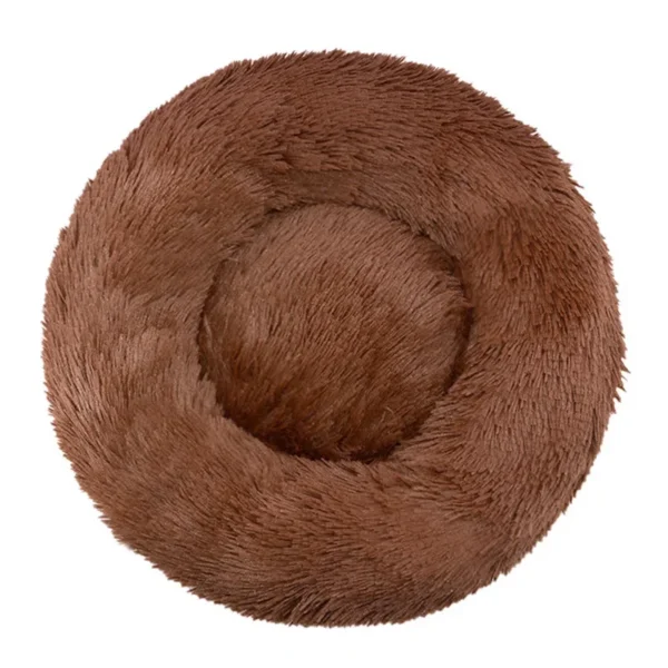 40-90cm Round Pet Bed for Large Dog Bed Super Soft Cat Bed Long Plush Dog House for Medium Dog House Winter Warm Sleeping - Image 18